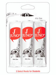 Alto Sax JUNO Reeds - 3 Card - 1.5 Strength